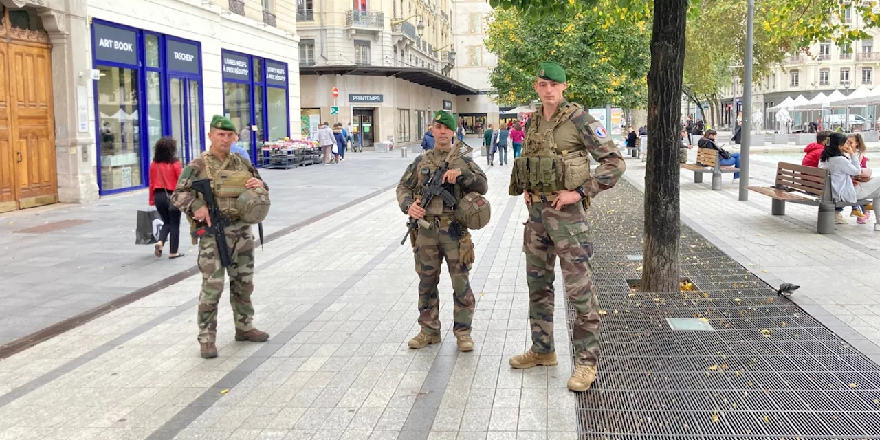 Prévention attentats : à Lyon, les militaires de la force Sentinelle très visibles