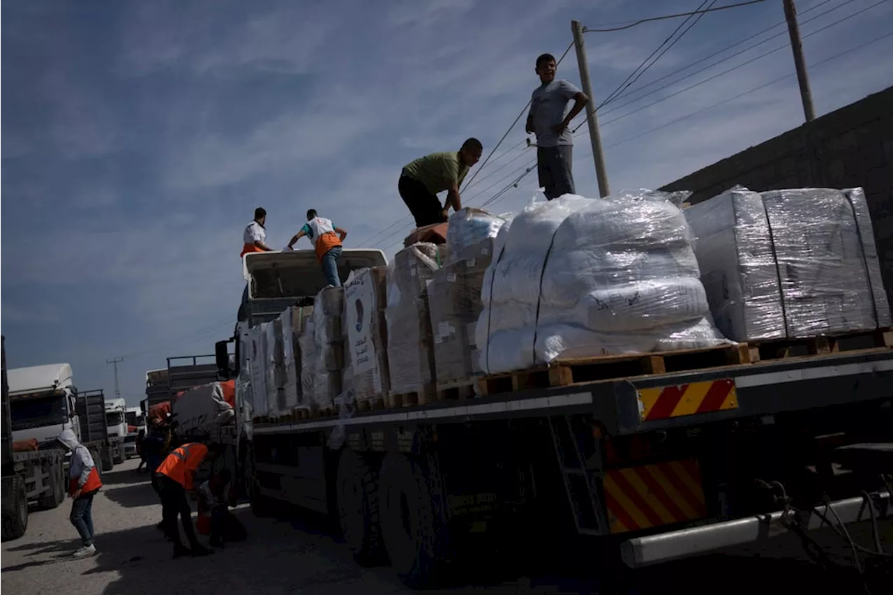 Dozens more aid trucks expected to enter Gaza, says US