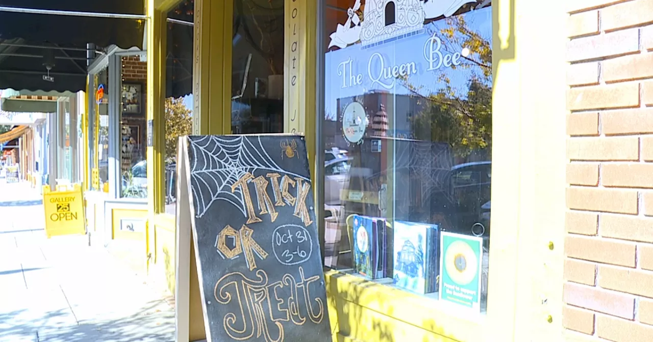 Ogden businesses celebrate Halloween by giving out candy, decorating storefronts