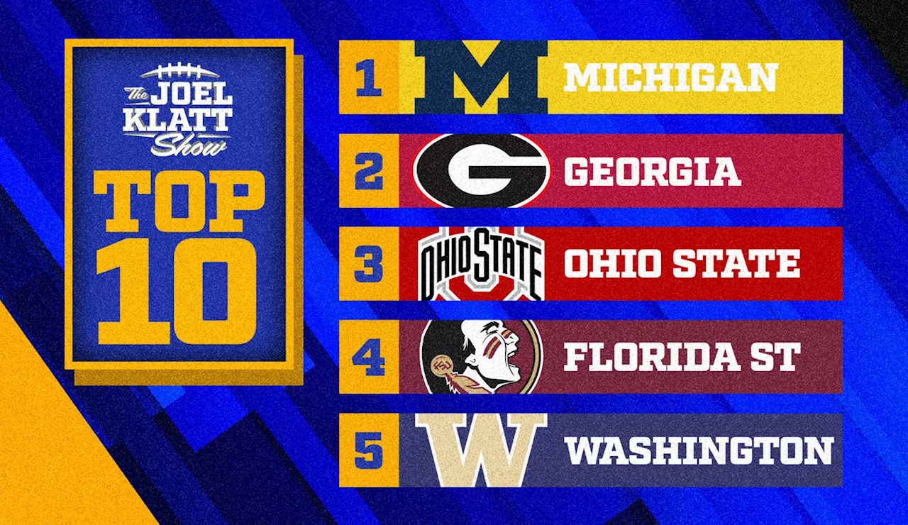 2023 college football top 10 rankings: Joel Klatt's top 10 teams after Week 9