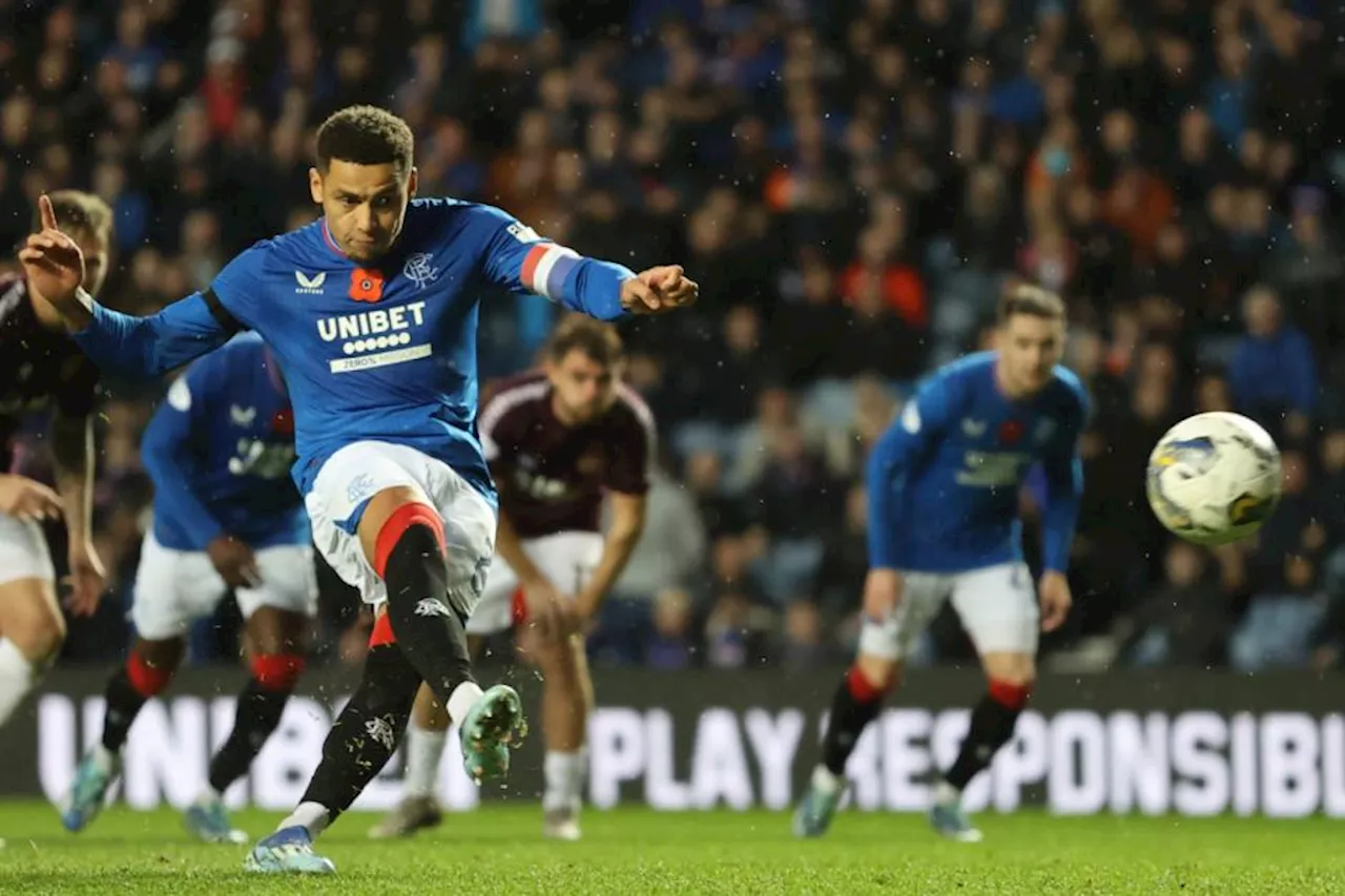 Late goals secure victory for Rangers against Hearts