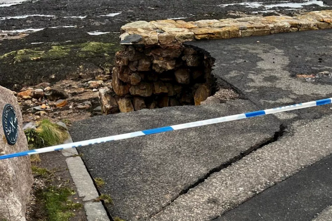 St Andrews Harbour Closed Due to Storm Damage