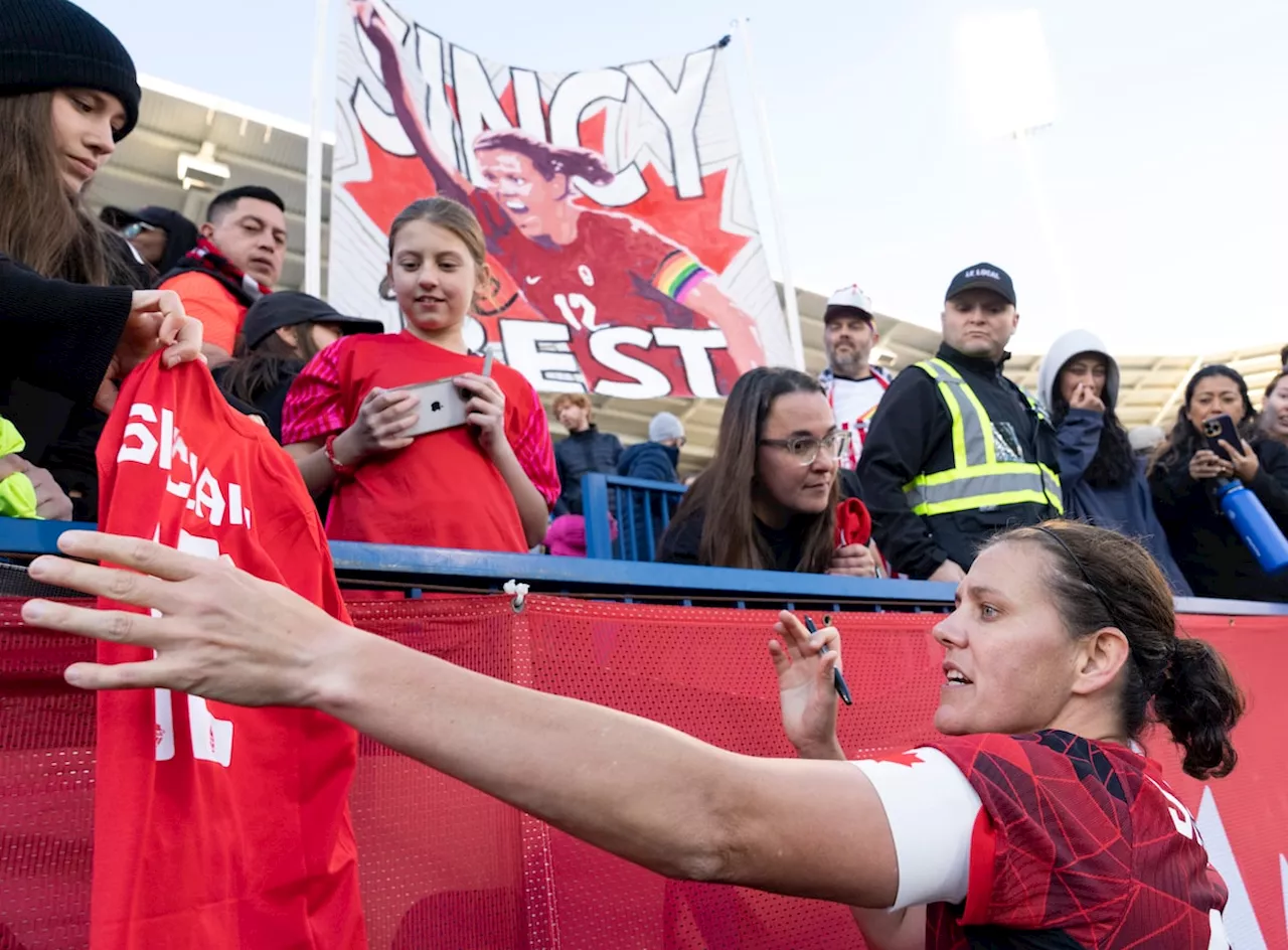 Canadian Soccer Legend Christine Sinclair to Play Against Brazil in Halifax