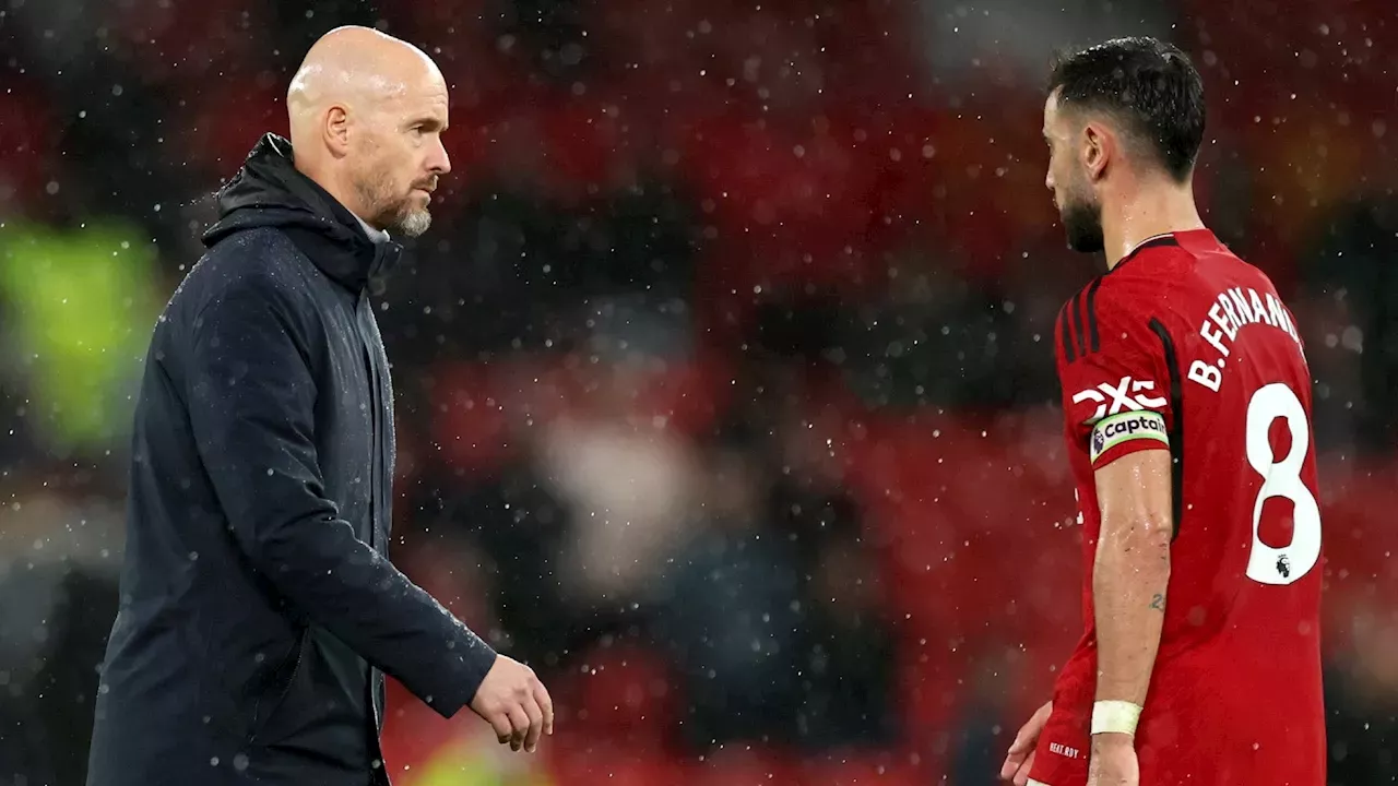 Man Utd Players Question Erik Ten Hags Tactics After Bruno Fernandes And Victor Lindelof Struggle 