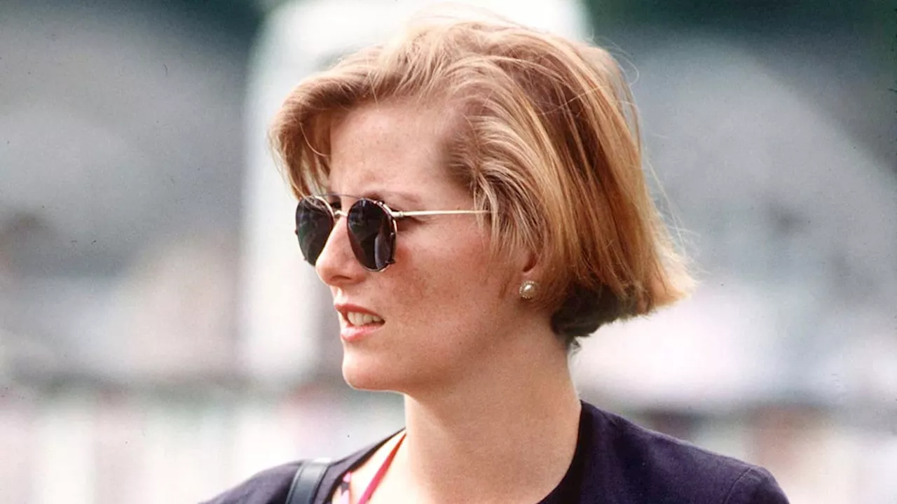 Duchess Sophie could be in a girl band in cut-out mini-dress and bouncy bob in unearthed photo