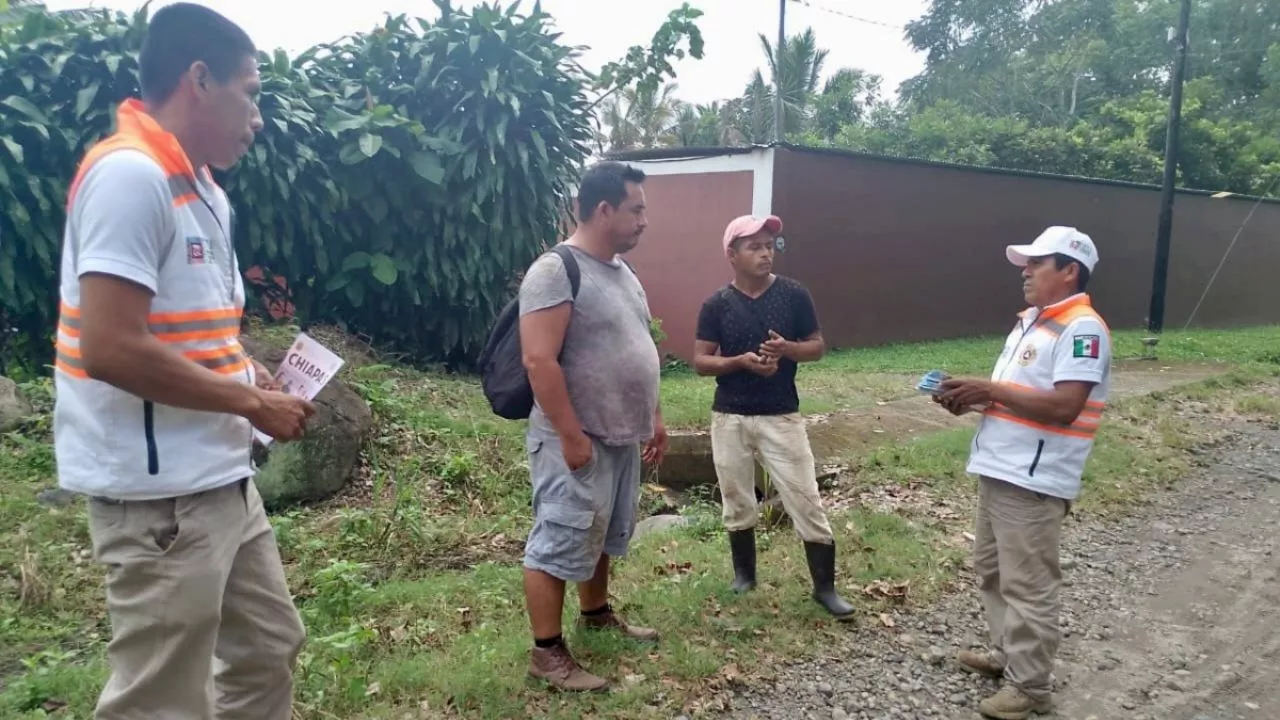 Se levanta Alerta Amarilla en Chipas por tormenta tropical &quot;Pilar&quot; y Frente Frío 8