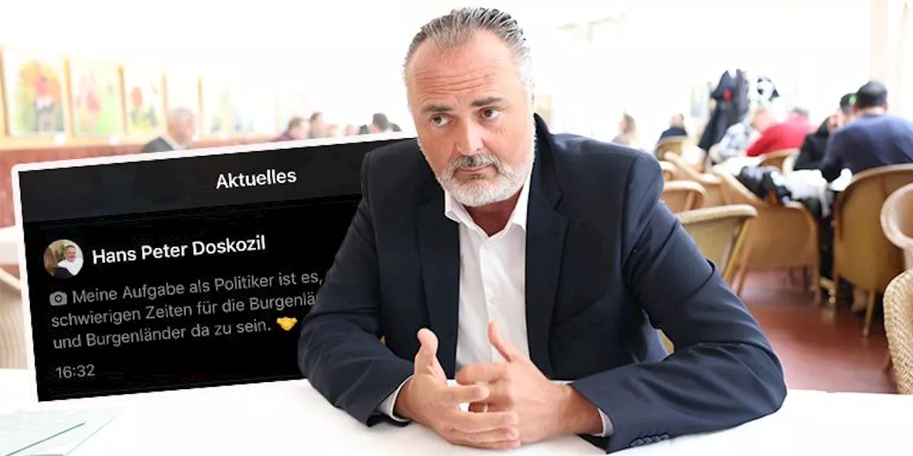 Burgenland-Boss Hans Peter Doskozil nutzt WhatsApp für politische Kommunikation