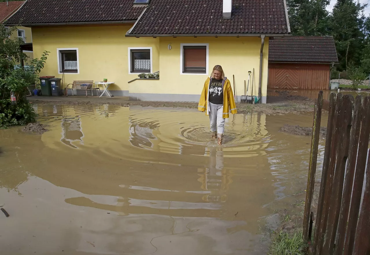 Starkregen und Sturmschäden in Österreich