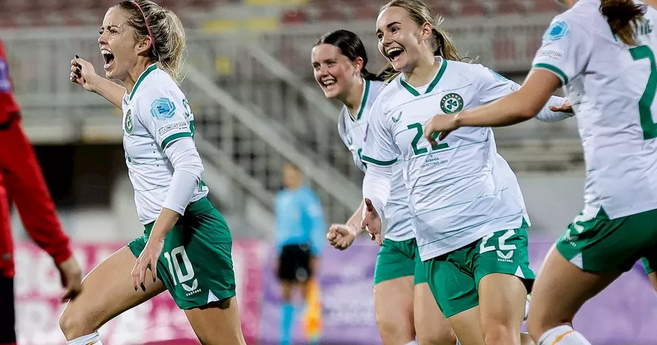 Ireland overcome awful conditions to battle past Albania