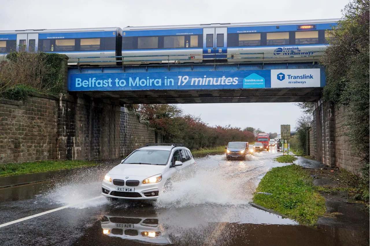 Travel updates as flooding hits Northern Ireland amidst weather warning