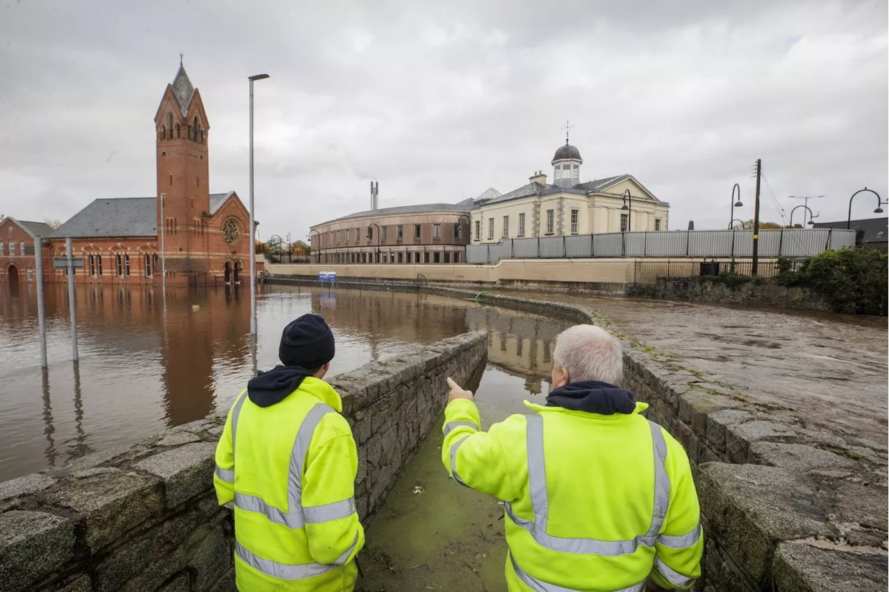 Sections of Newry under water as flooding hits Northern Ireland