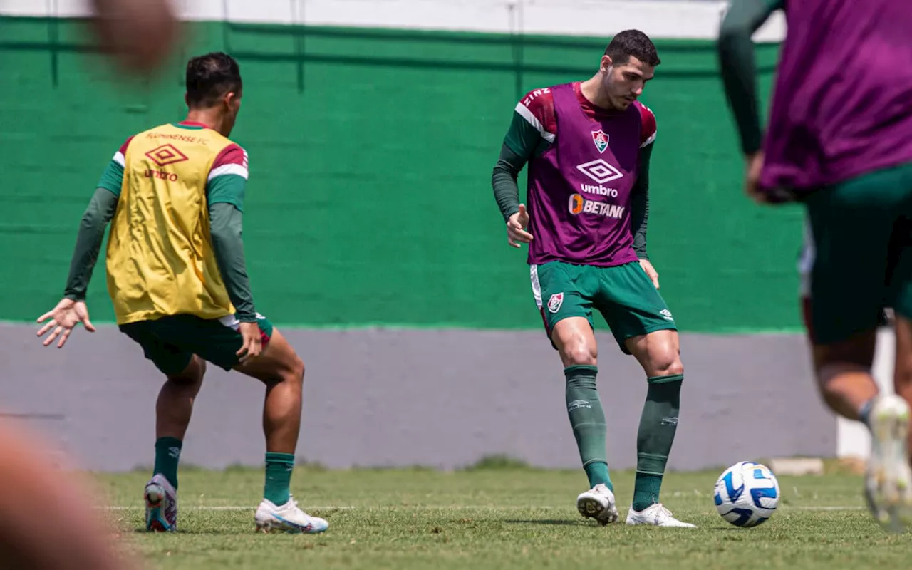 Nino e Felipe Melo treinam novamente sem limitações e ficam perto de retorno ao Fluminense