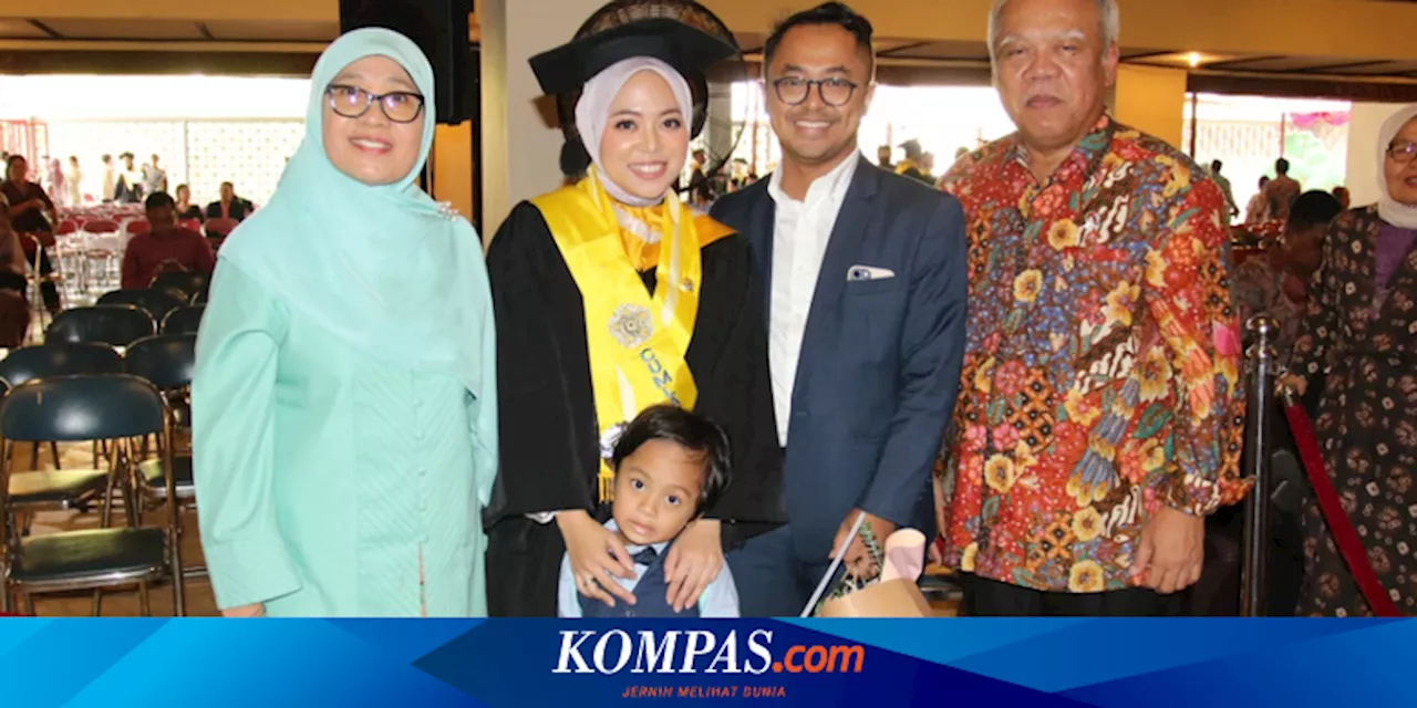 Anak Ketiga Menteri Basuki Lulus S2 di UGM