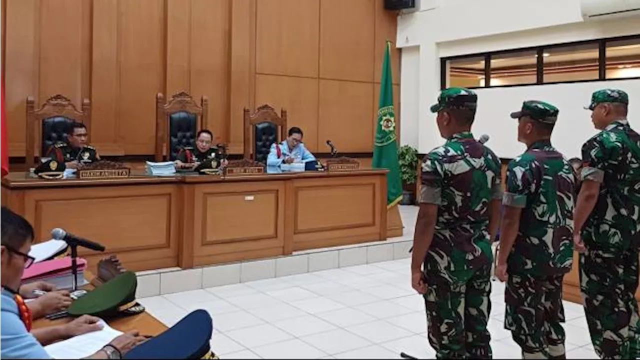 3 Anggota TNI Terdakwa Pembunuhan Imam Tak Ajukan Eksepsi, Sidang Dilanjutkan Kamis