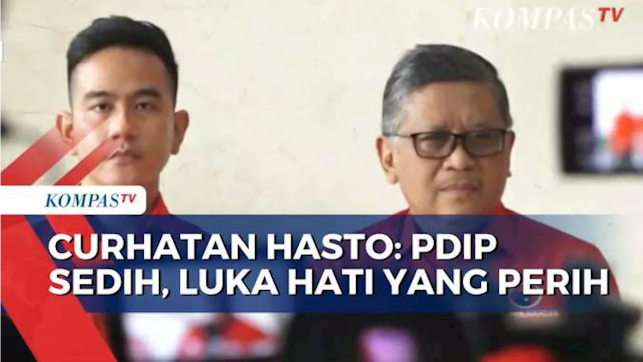 Hasto Kristiyanto Ungkap PDIP Dalam Suasana Sedih, Jokowi-PDIP Pisah Jalan?