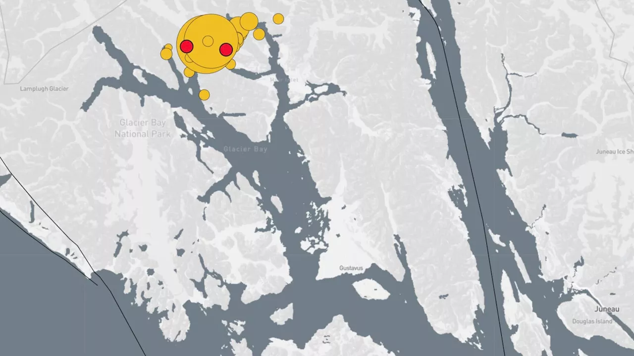 A pair of earthquakes near Glacier Bay shook Southeast Alaska on Friday