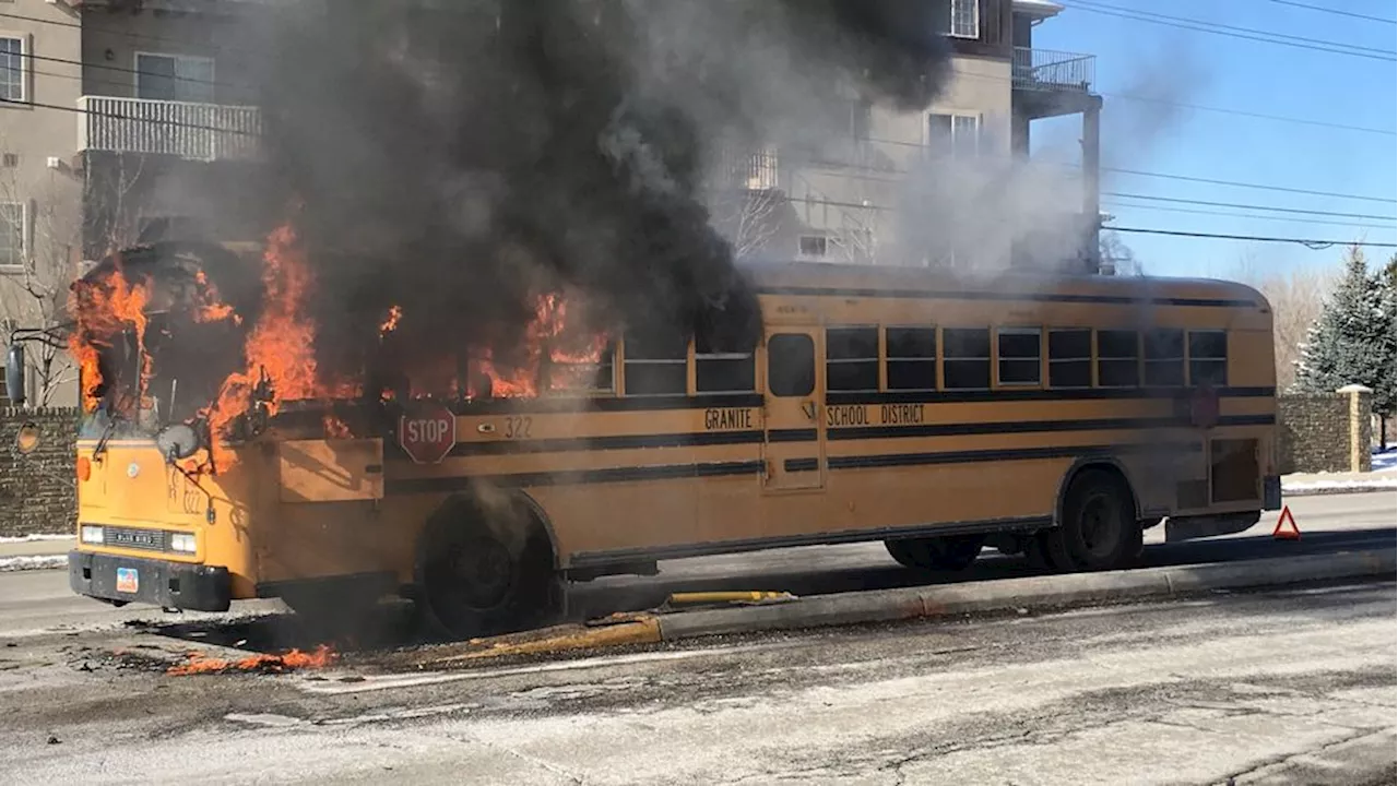 Granite School District bus driver accused lighting bus on fire while transporting student