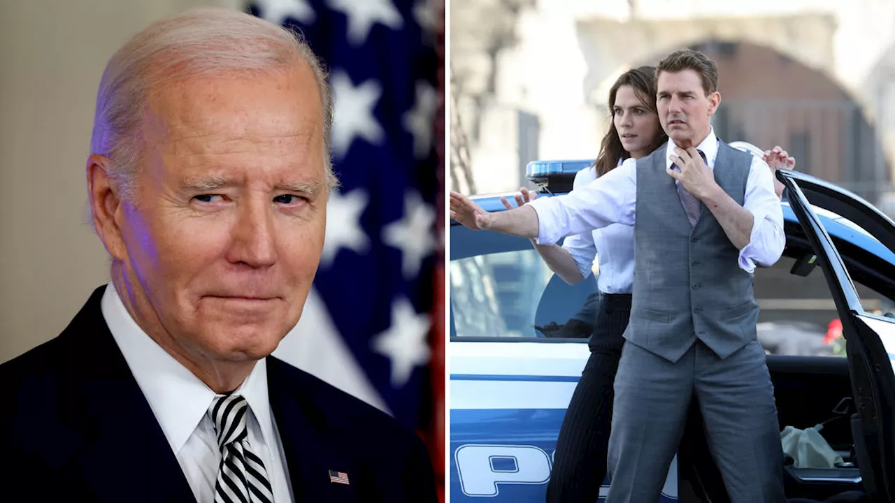 Joe Biden grew more worried about AI after watching new Mission Impossible movie, White House says