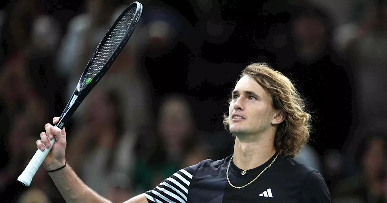 Rolex Paris Masters : dans la douleur, Zverev accède au second tour