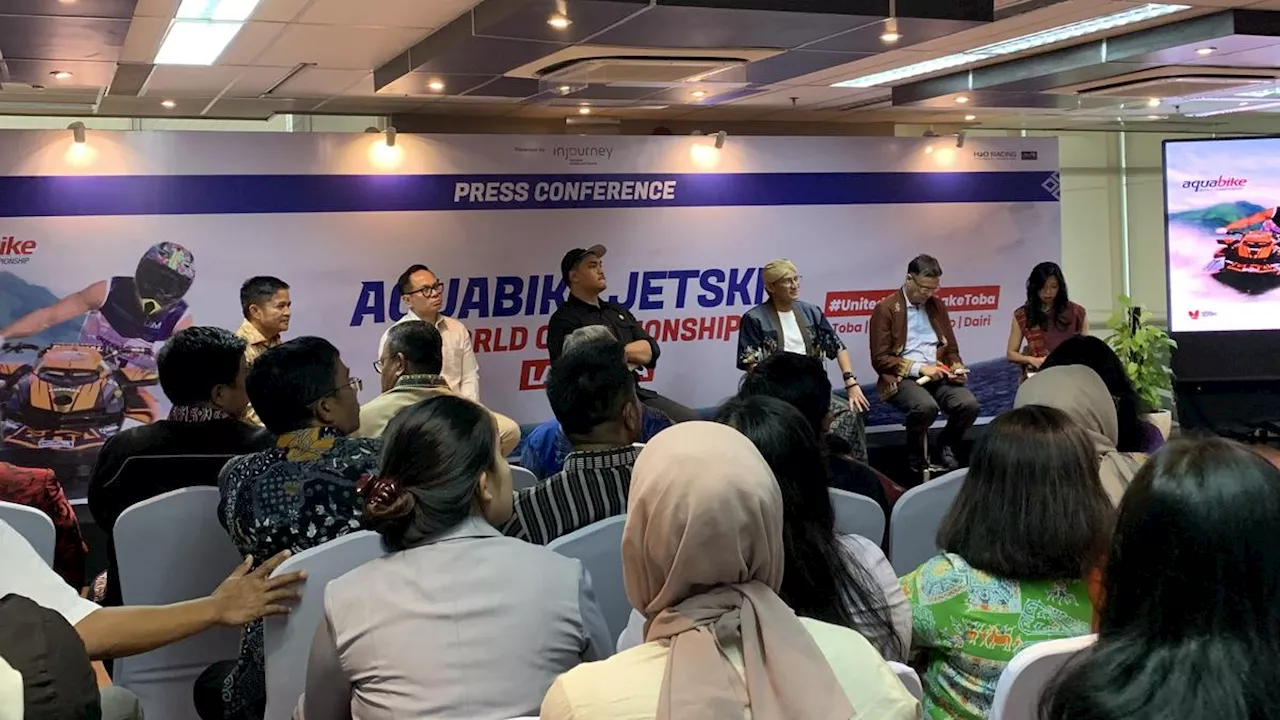 Perdana Digelar di Danau Toba, Aquabike World Championship 2023 Bakal Diikuti 128 Atlet Jetski Internasional