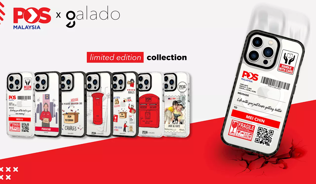 Pos Malaysia Collaborates With Galado To Release Limited-Edition Phone Cases