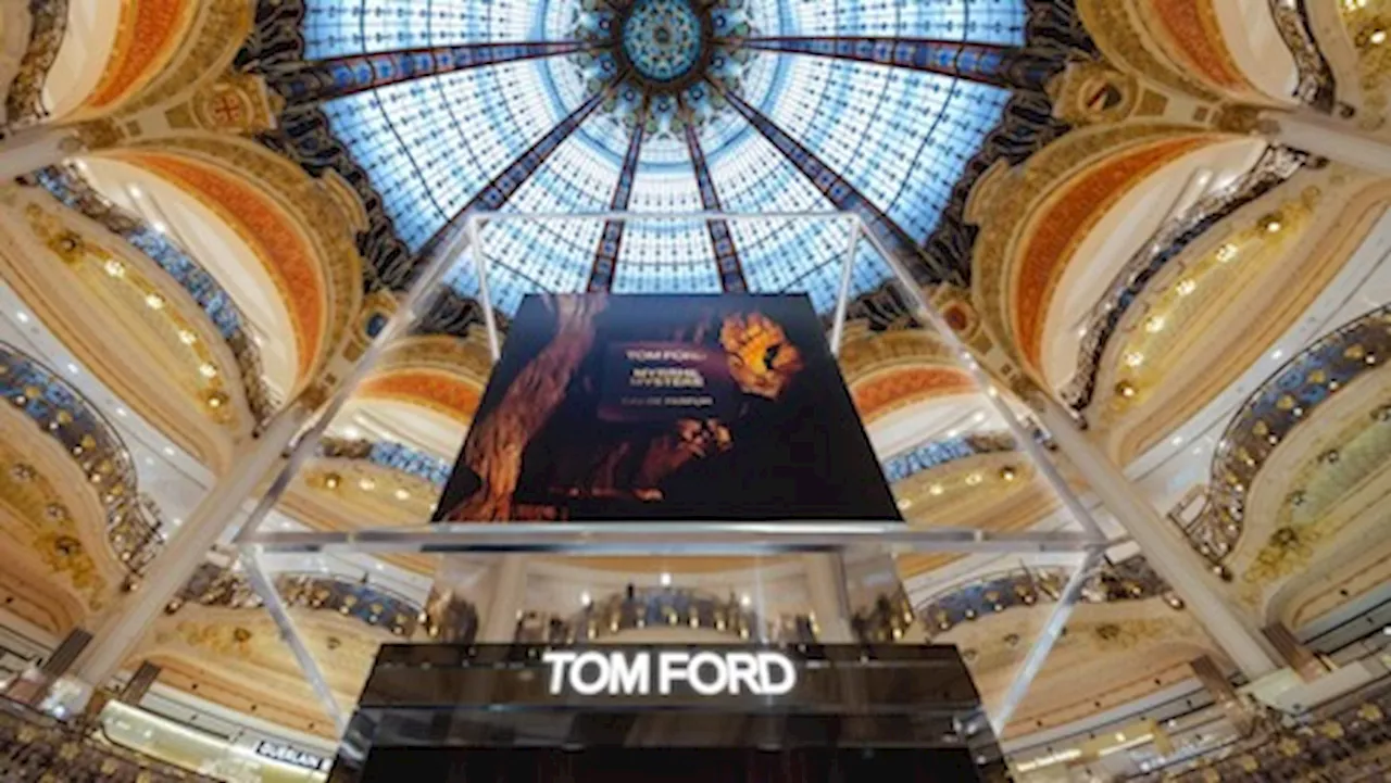 Tom Ford brings tech-forward fragrance booth to Galeries Lafayette