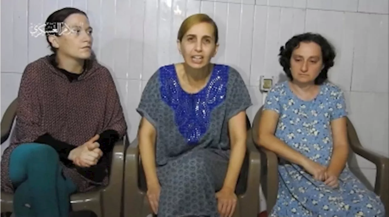 Hamas releases video of three women abducted from Israel