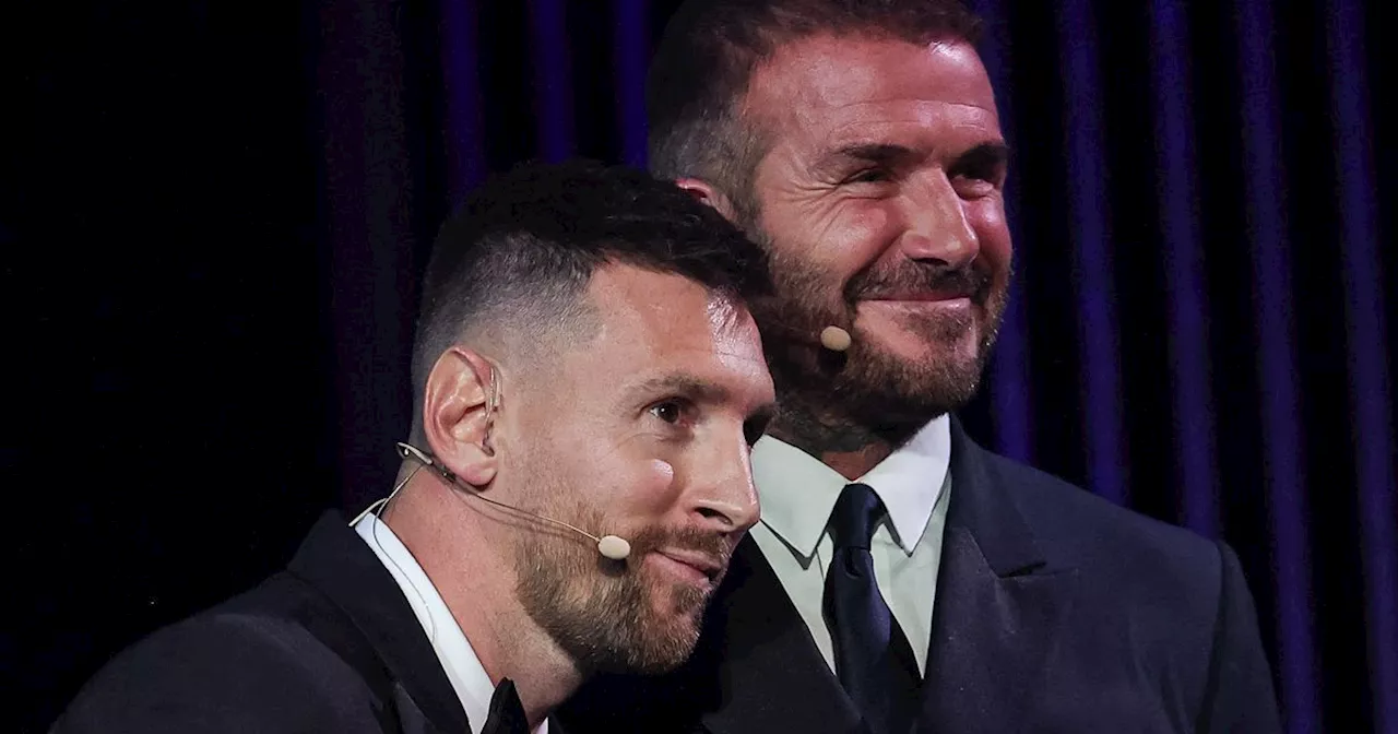 Beckham sends Lionel Messi message after Ballon d'Or win over Haaland