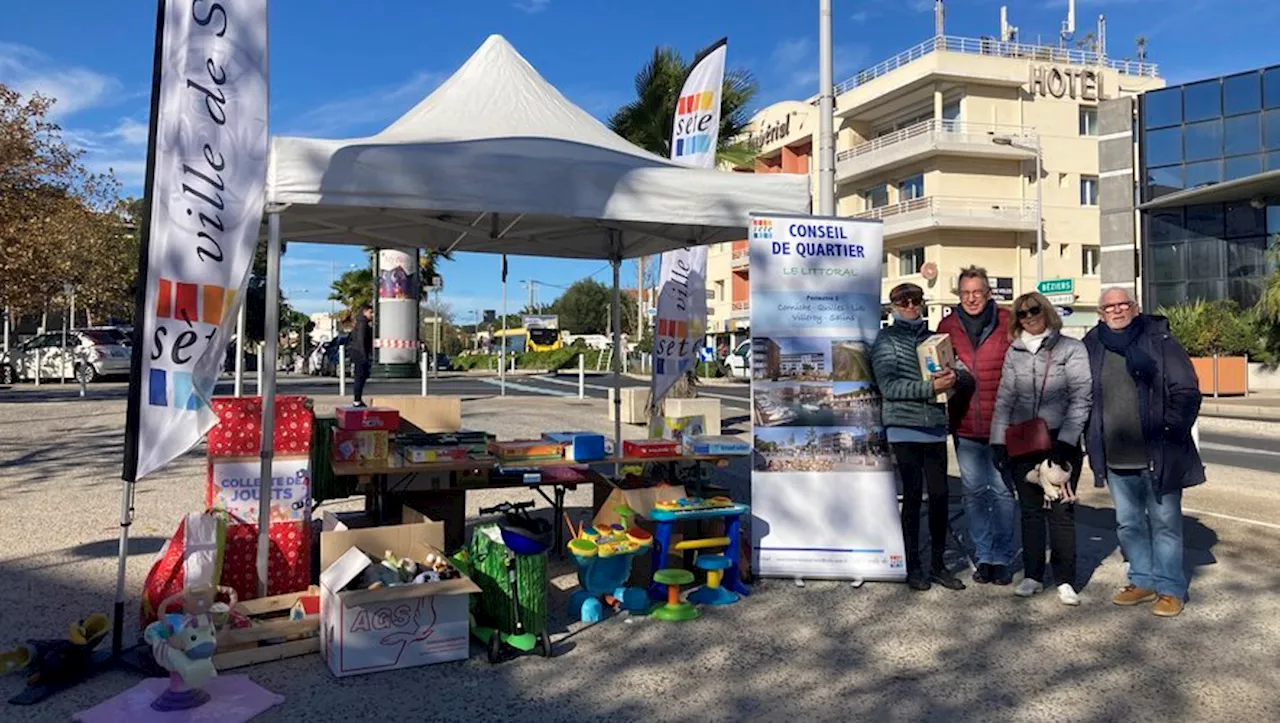 C'est parti pour la grande collecte des jouets pour Noël dans les quartiers de Sète