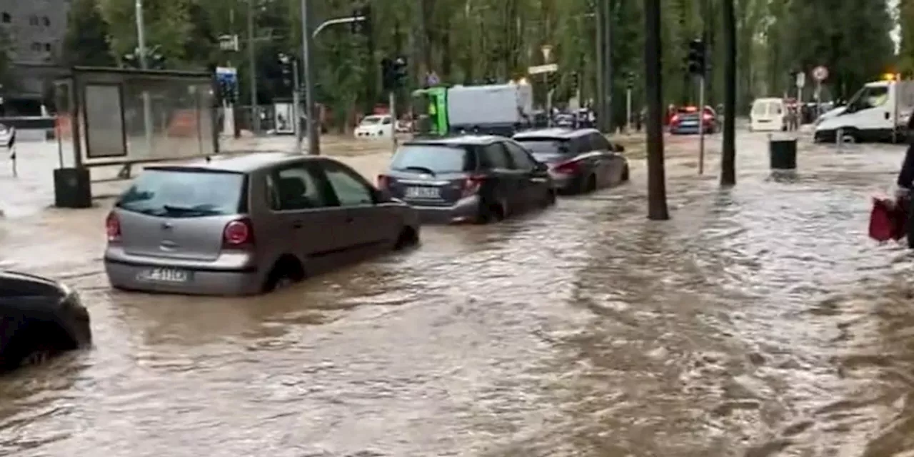 Nach Unwettern in Norditalien – Viertel in Mailand überschwemmt