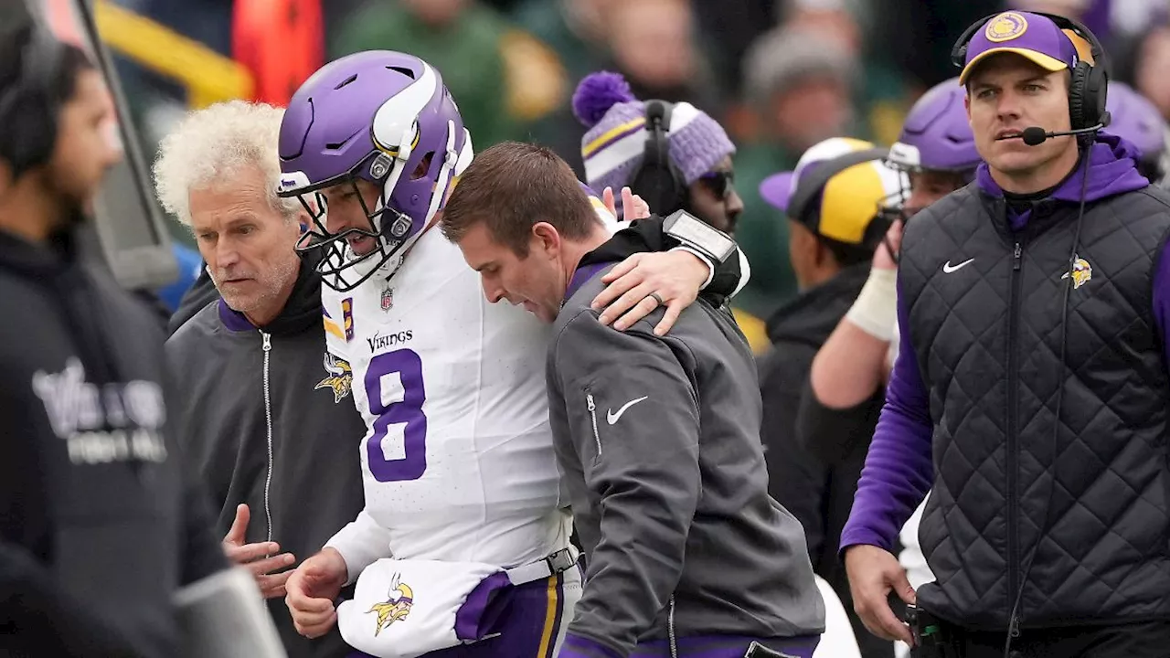 NFL: Quarterback-Star Kirk Cousins verletzt sich schwer, Saison-Aus droht - St. Brown schreibt Geschichte