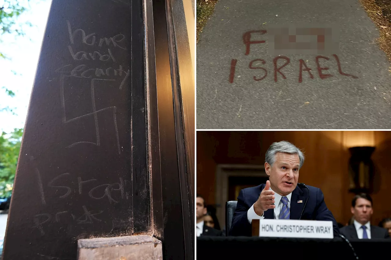 Antisemitism reaching ‘historic levels’ in US, FBI Director Wray warns: 'A time for vigilance'