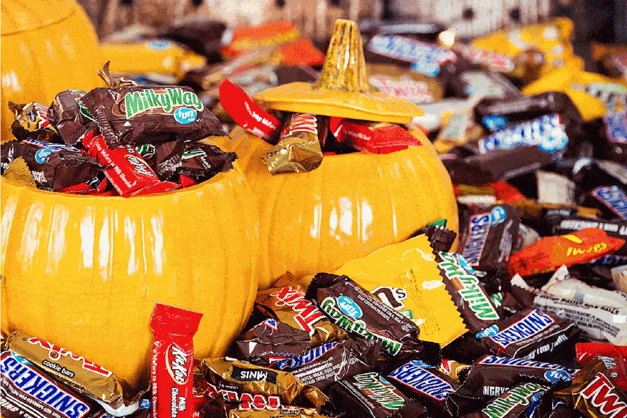 How many calories is Halloween candy, and how long does it take to burn off?