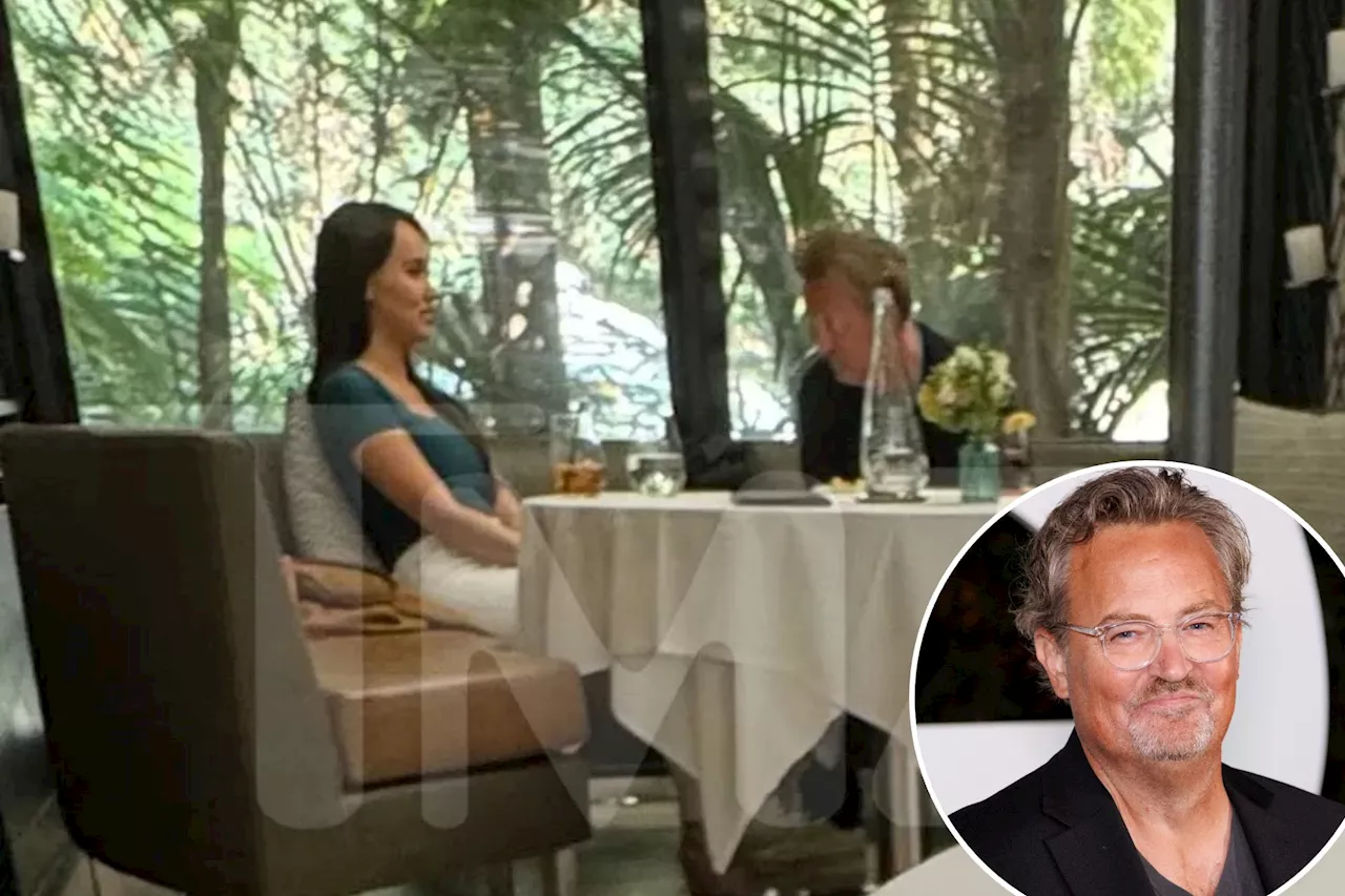 Matthew Perry looked happy with mystery woman 24 hours before death