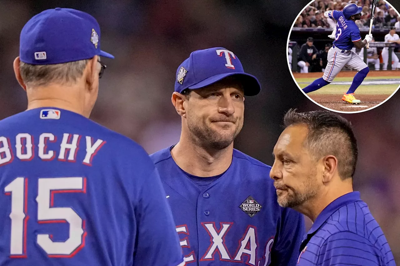 Max Scherzer, Adolis Garcia removed from World Series roster in Rangers catastrophe