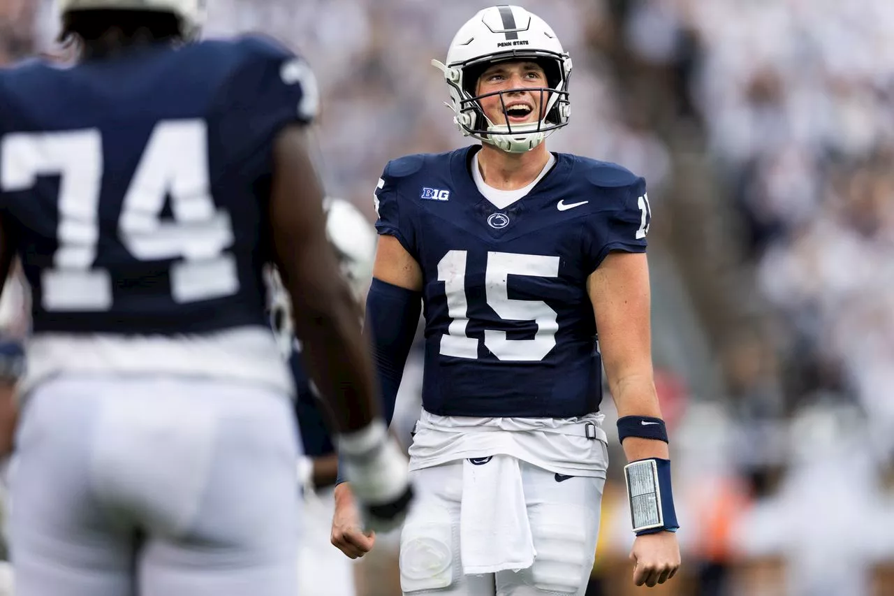 Where is Penn State ranked in the first set of College Football Playoff rankings?