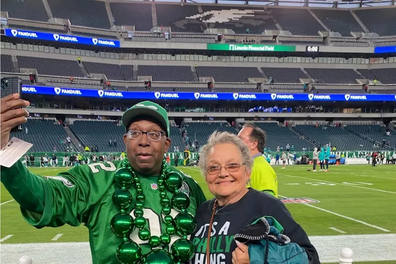 ‘Blessings come in all forms,’ and for these super fans, it was surprise Eagles sideline passes