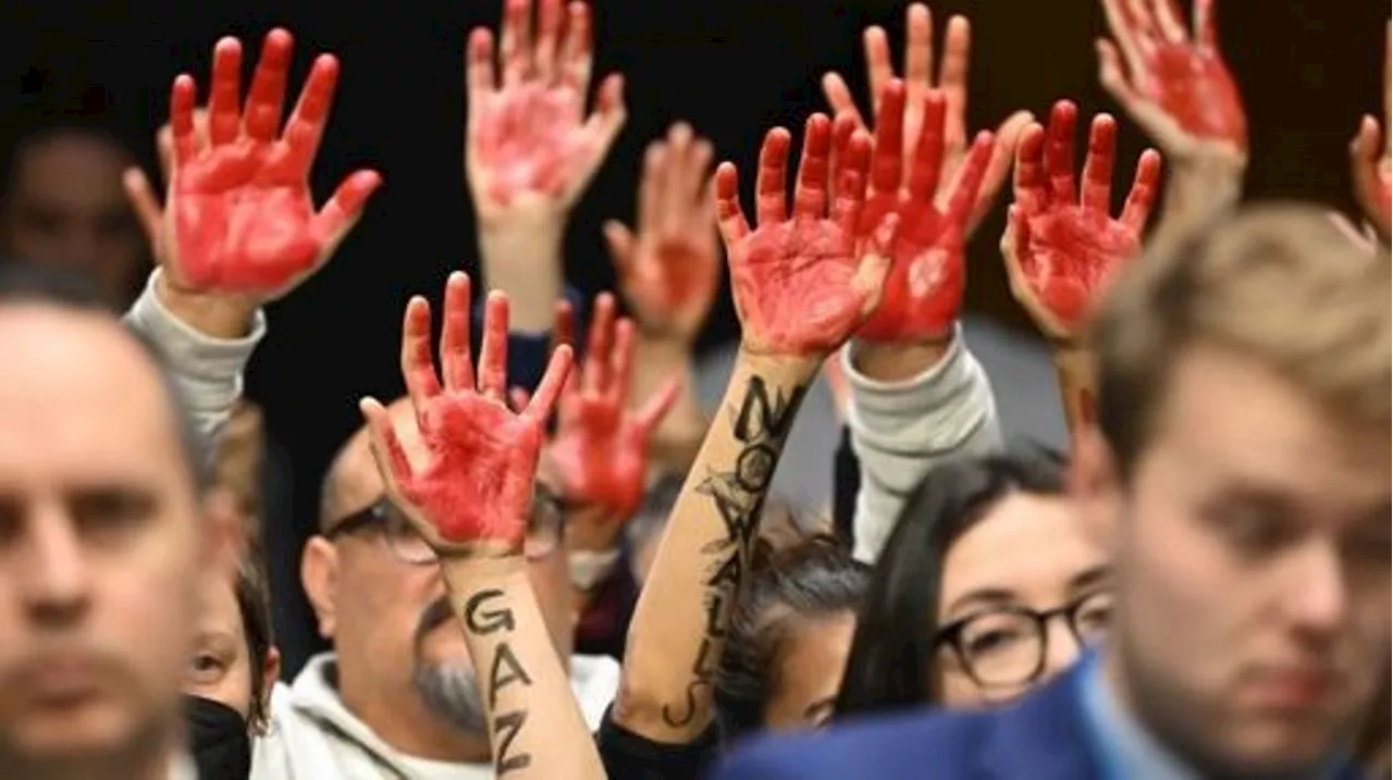 Guerre Israël-Gaza : des manifestants ont interrompu une audition devant le Congrès américain des ministres de la Défense et des Affaires étrangères