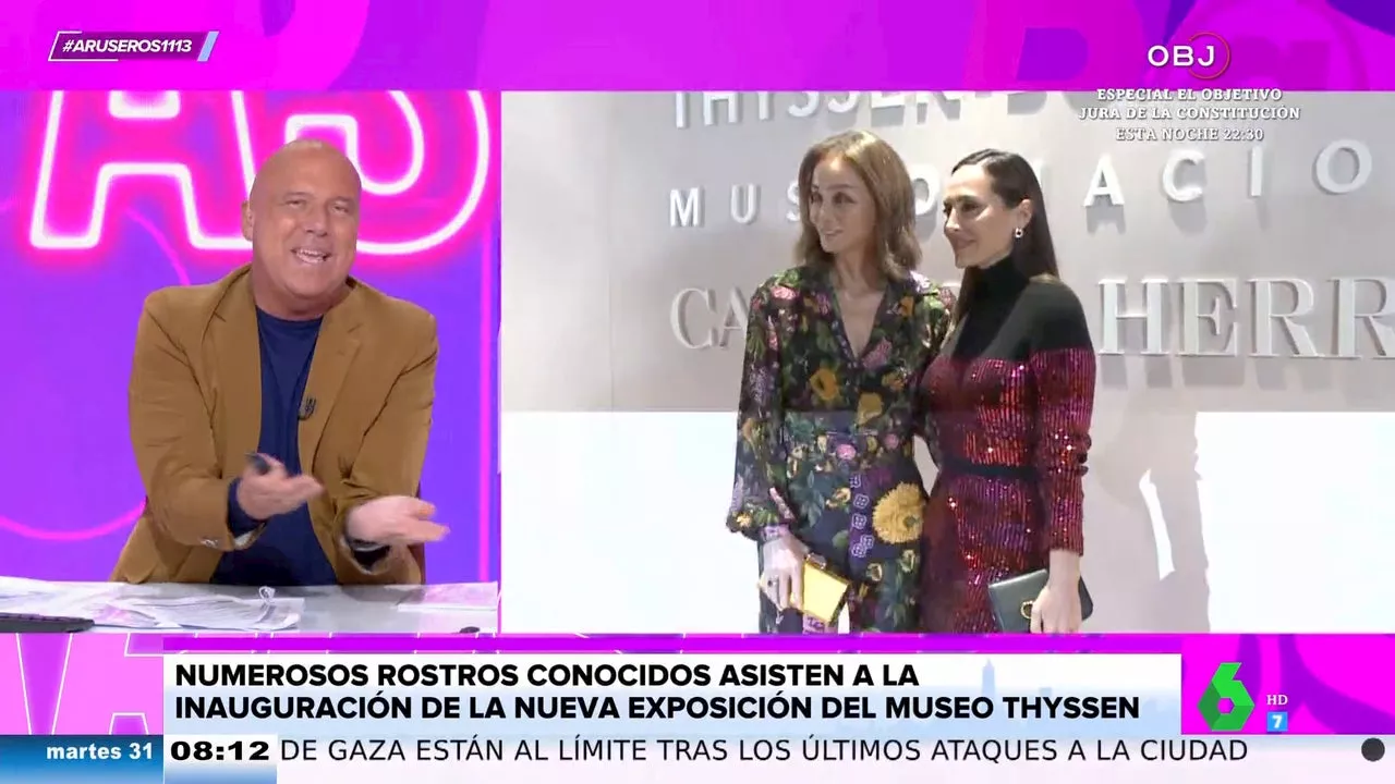 Alfonso Arús, sorprendido de que Íñigo Onieva pase de posar en el photocall con Tamara Falcó e Isabel Presyler