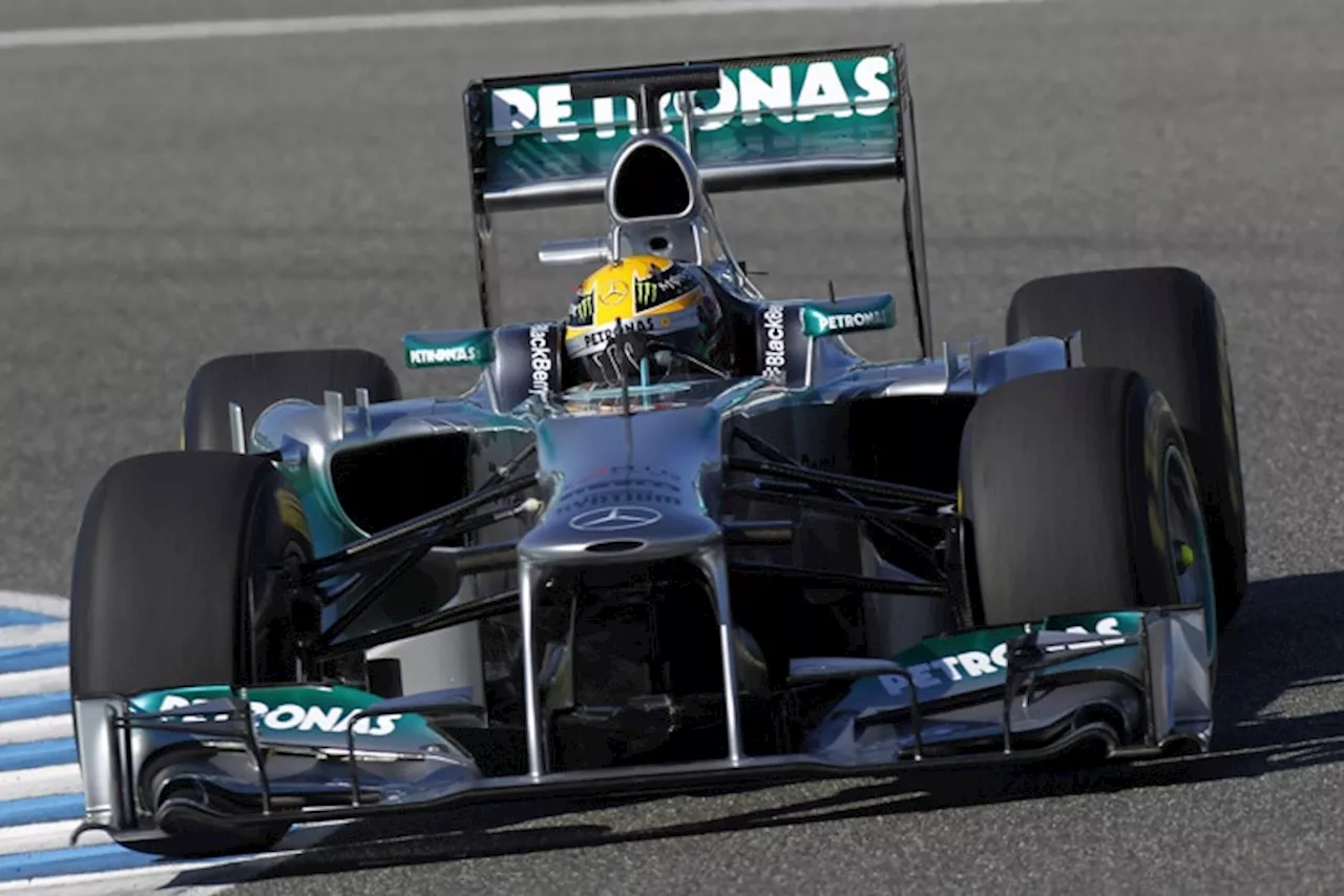 Lewis Hamilton bei Mercedes: 6 statt 22 Testtage