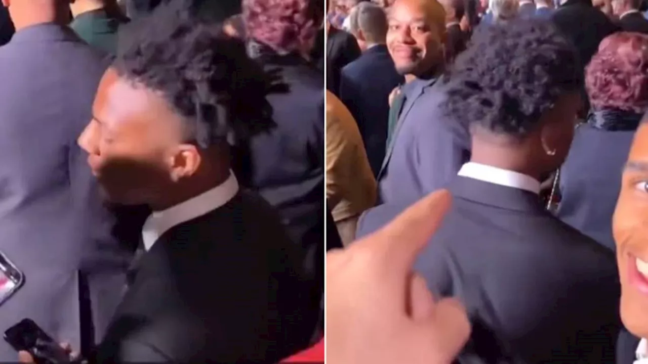 Speed tricked into thinking Cristiano Ronaldo was in the audience at Ballon d'Or