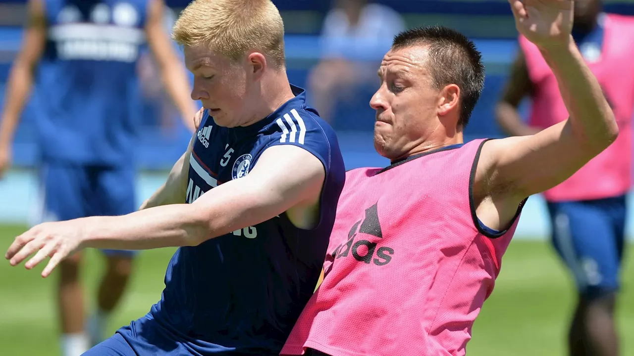 ‘Bad trainer’ Kevin De Bruyne sparked training ground bust-up at Chelsea that left John Terry and John Obi...