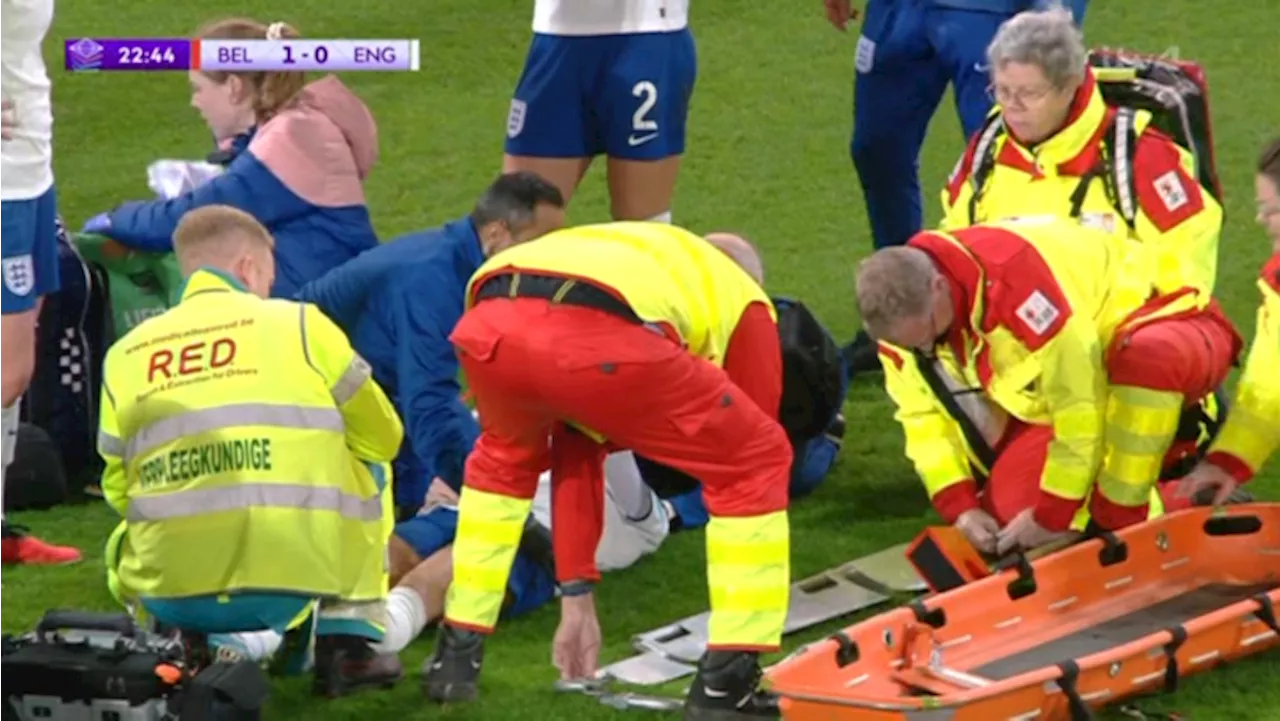 England Women's defender Alex Greenwood suffers head injury in Nations League clash