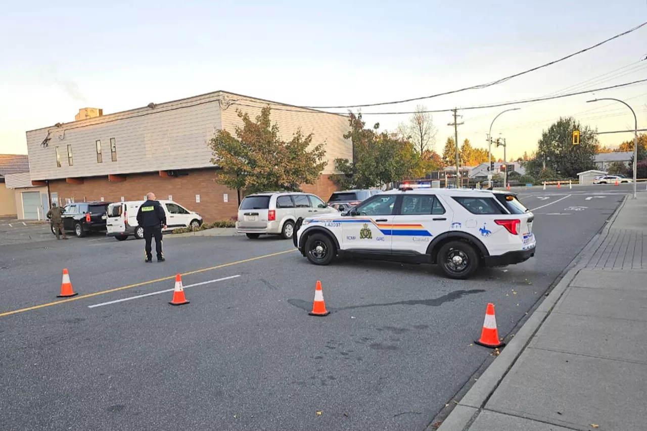 Man arrested shortly after car slams into B.C. community police station