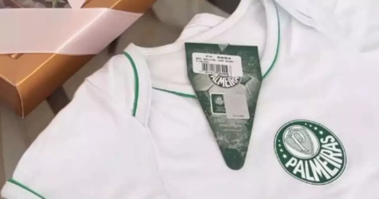 Palmeiras repete Santos e envia kit com uniforme para Mavie, filha de Neymar