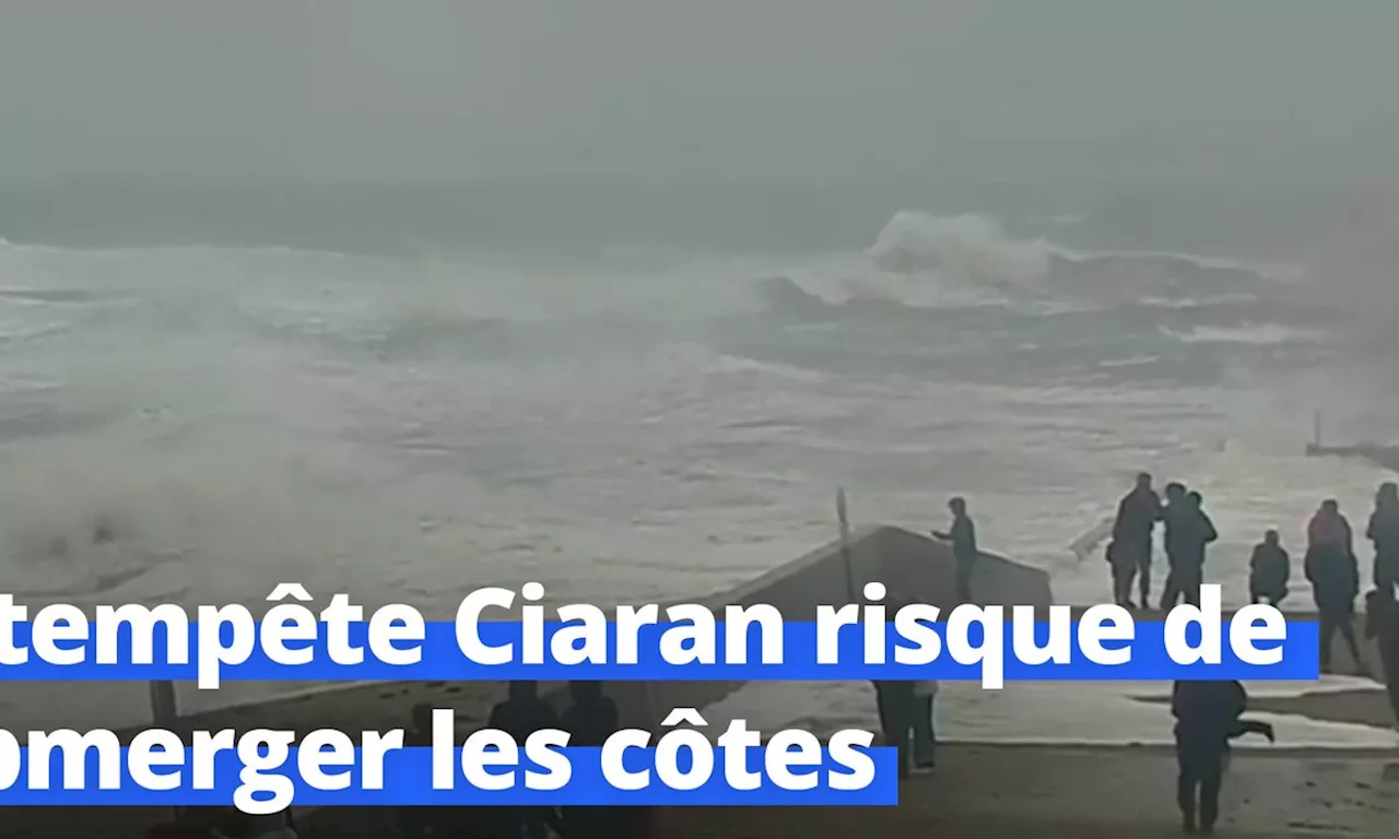 Vents violents et risques de submersion : pourquoi la tempête Ciaran inquiète