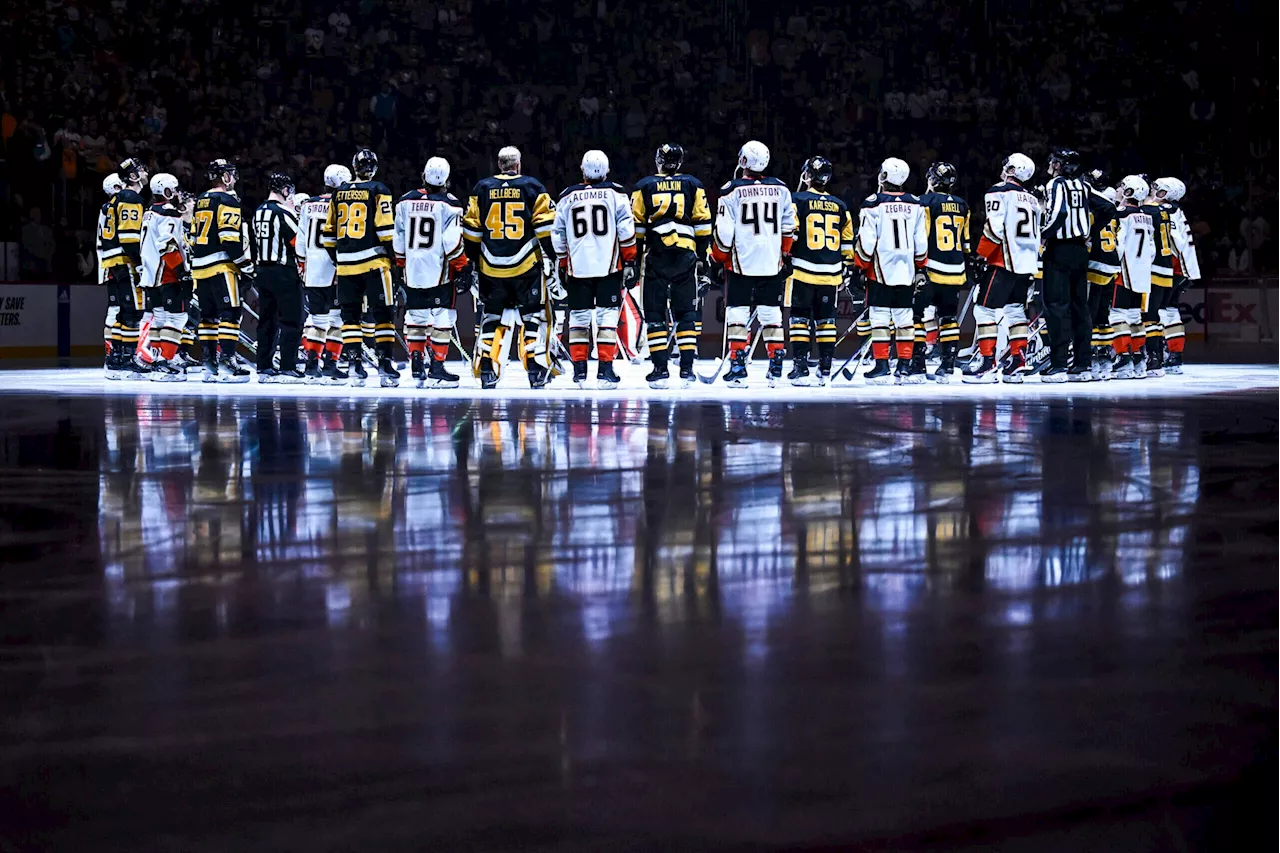 Penguins pay tribute to Adam Johnson ahead of Monday’s game vs. Ducks