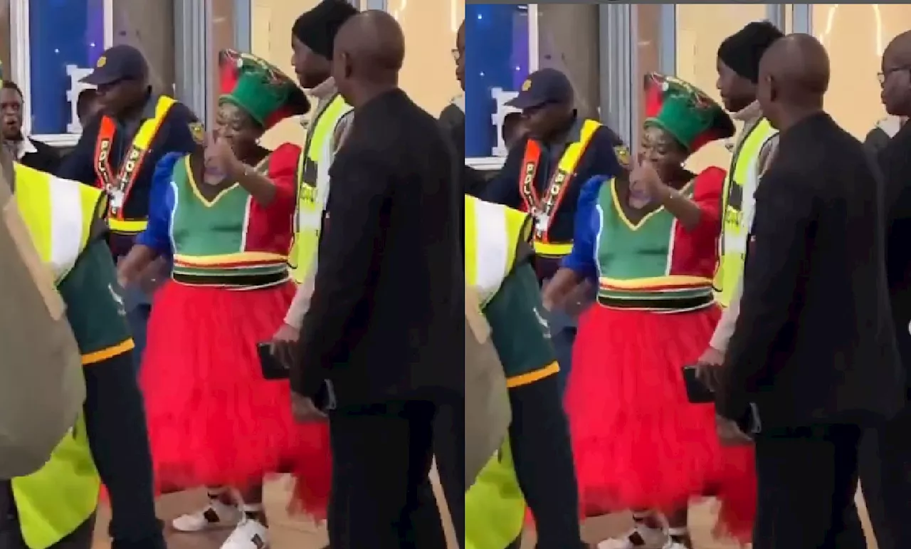 – Mama Joy’s dance moves at OR Tambo breaks Insta