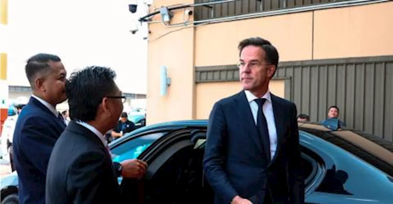 Dutch PM Mark Rutte arrives for two-day working visit to Malaysia