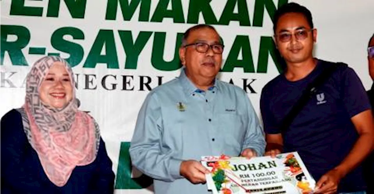 Exco: Enam sayur rekod pengeluaran SSR melebihi 100% di Perak